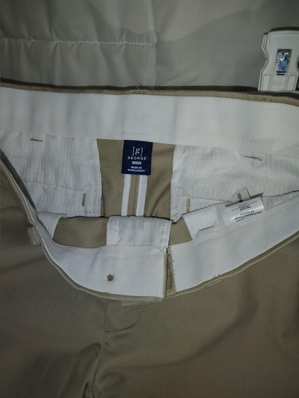 NWOT 30x30 George Men’s Khaki Dress Pants - Beige